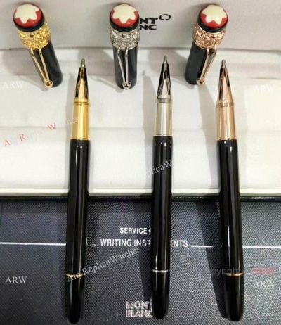 Copy Montblanc Heritage Collection Rouge Et Noir Spider Rollerball Black Resin